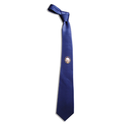 Traditional Elks Emblem Tie-Navy