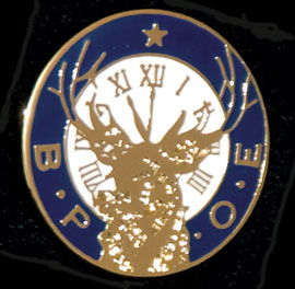 Cloisonne Elk Badge Emblem