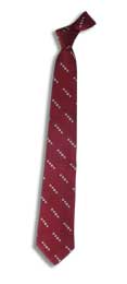 B.P.O.E. Woven Burgundy Tie