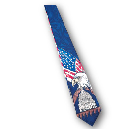 Eagle Over Capitol Tie